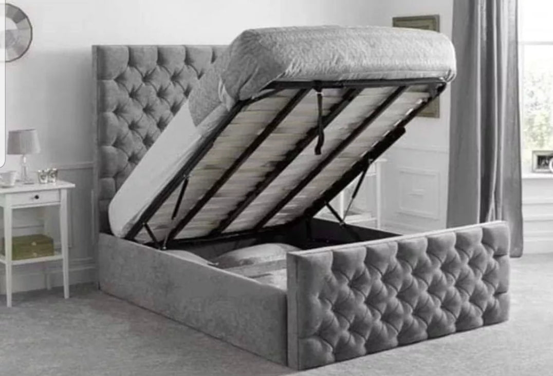 Storage Ottoman Gas Lift Up Beds - Sopor Beds